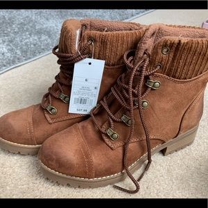 New Chestnut Suede Boots